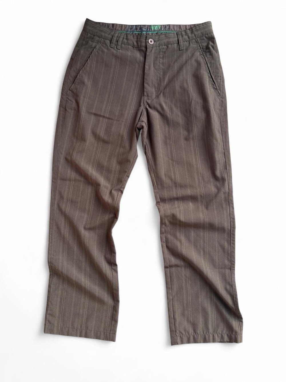 Men’s Vurt Pinstripe Skate Pants Brown 34x31